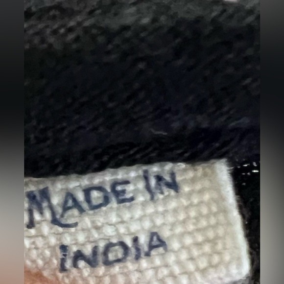 Fat Face Romper Jumpsuit women’s size 2 black and brown pinstripes side buttons - Picture 12 of 13